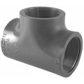 Charlotte Pipe And Foundry 114 Sch80 TxTxT Tee PVC 08402  1600HA